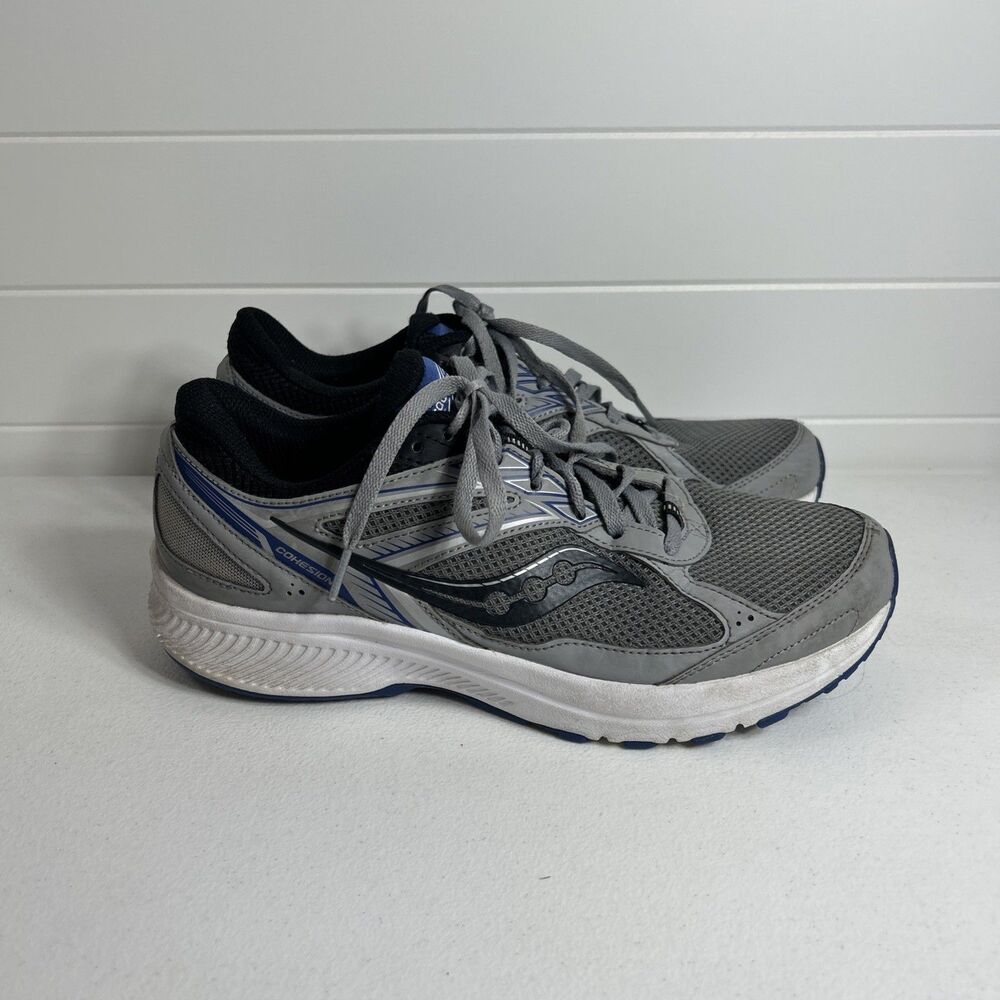 Saucony Men's Shoes Size 9.5 Gray Cohesion 14 Running Sneakers